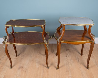 Lot 39 - Two French étagères