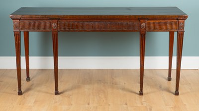 Lot 351 - A George III mahogany serving table