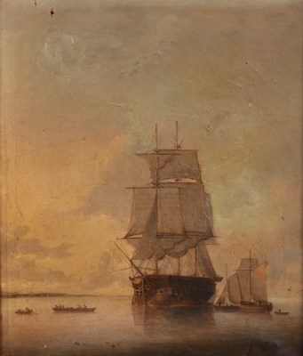 Lot 144 - 19th Century School study of a sailboat at sea...