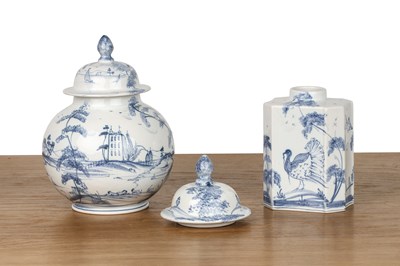 Lot 265 - Deborah Sears Isis ceramics Ginger jar and...