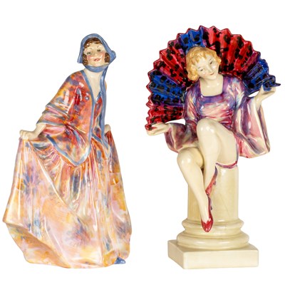 Lot 95 - Two Royal Doulton figures