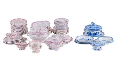 Lot 1340 - Two 19th century toy part dinner services