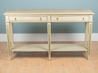 Lot 332 - A painted console table by Andrew Martin