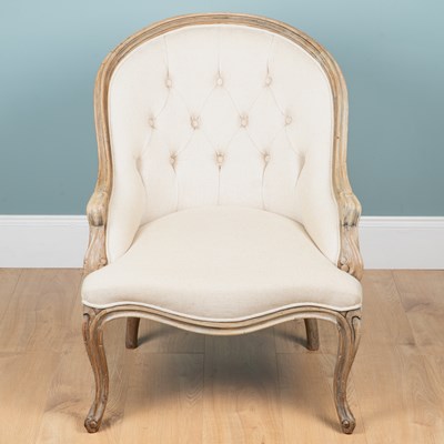 Lot 64 - An 18th century French-style tub chair