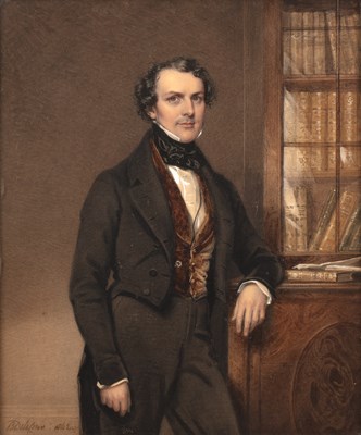 Lot 528 - Benjamin Delacour (19th century) Portraits of...