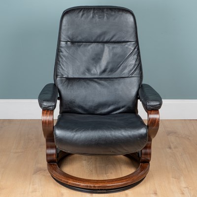 Lot 218 - A Himolla reclining armchair