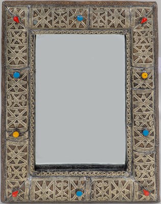 Lot 267 - A Persian Qajar-style mirror