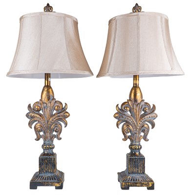 Lot 176 - A pair of table lamps