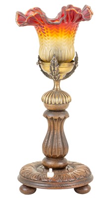 Lot 408 - An Italian Art Nouveau desk lamp