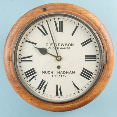 Lot 1273 - A 19th century dial clock