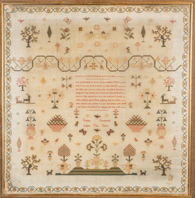 Lot 336 - An early 19th century sampler