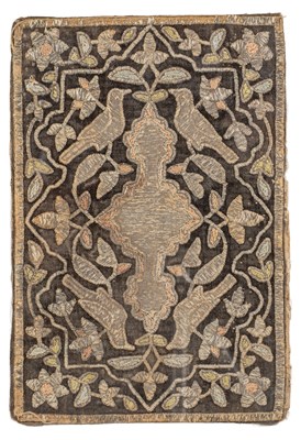 Lot 1122 - A needlework panel, possibly 17th century
