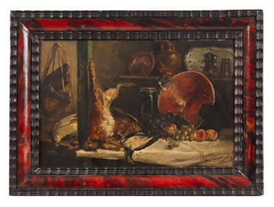 Lot 300 - Eugène Henri Cauchois (1850-1911) Still life -...