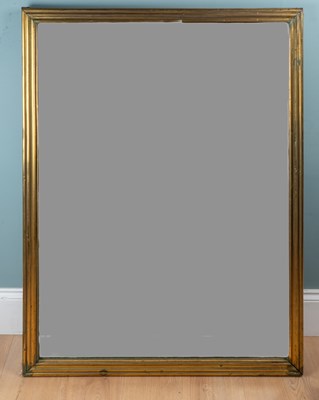 Lot 1014 - 19th century French bistro mirror