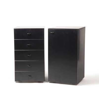Lot 654 - Interlubke Furniture Chest of drawers  black...