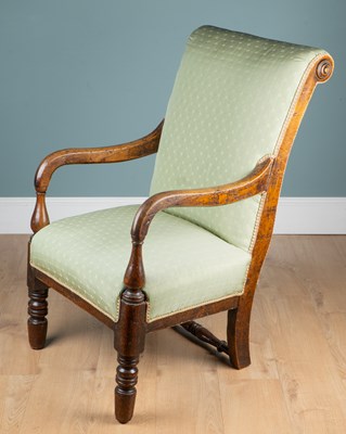 Lot 1193 - An oak-framed 'Shipwright's' chair
