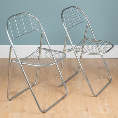 Lot 201 - Two Åland folding chairs by Niels Gammelgaard for Ikea