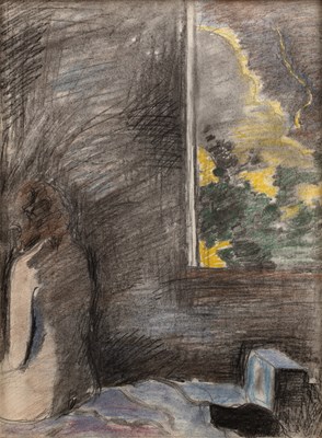 Lot 194 - Henry Inlander (1925-1983) Nude and Dog in...