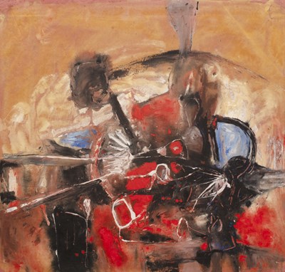 Lot 363 - Aubrey Williams (1926-1990) Chimu, 1960 mixed...