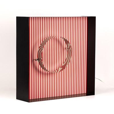 Lot 630 - After Le Parc Red and White Construction metal...
