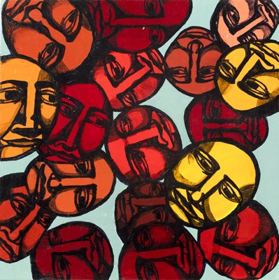 Lot 158 - Labrona (Felix Berube) (b.1972) Heads Bounce,...
