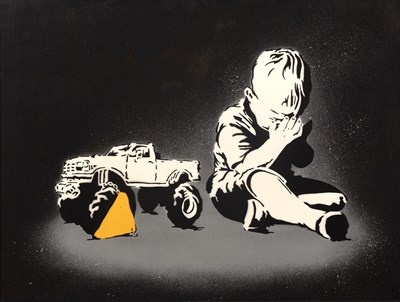 Lot 264 - Mantis (b.1974) Youth Clamped, 2010 acrylic...