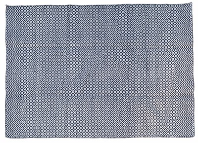 Lot 1099 - A Contemporary black and white Kilim