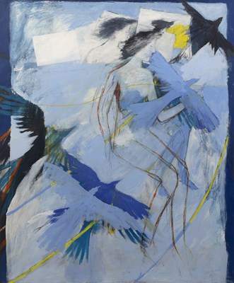 Lot 321 - Vicken Parsons (b.1957) Birds oil on canvas...