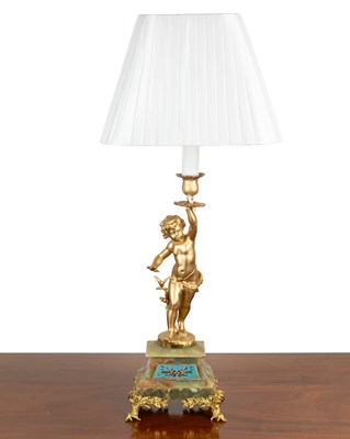 Lot 413 - A decorative table lamp