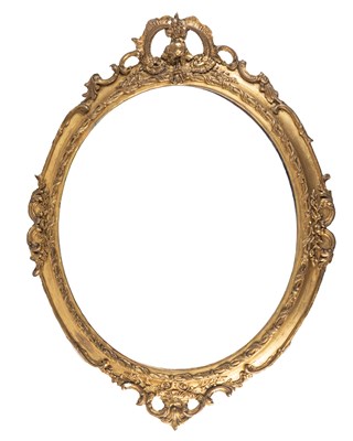 Lot 529 - A pair of 19th century gilt-framed mirrors