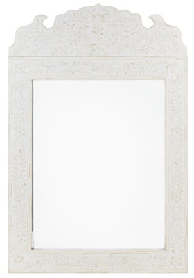 Lot 219 - An Indian-style bone-inlaid wall mirror designed by Andrew Martin