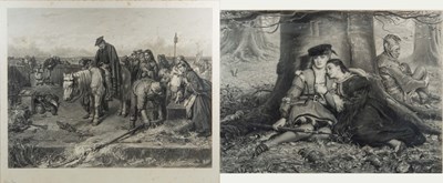 Lot 1266 - Two 19th century mezzotints
