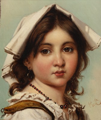 Lot 237 - Italian School (19th century) Portraits of...