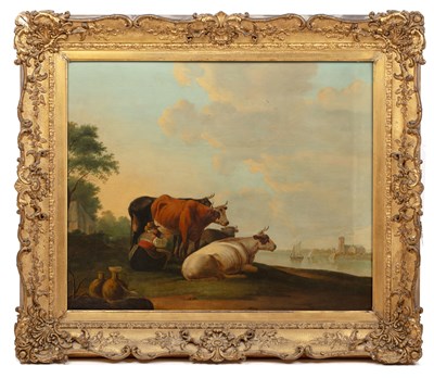 Lot 243 - Circle of Jan van Gool (1685-1763) Landscape...