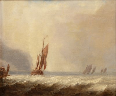 Lot 244 - E. F. Butler (19th century) Fishing vessels...
