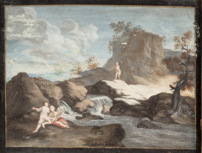 Lot 248 - Italian School (18th/19th) Courting couple by...
