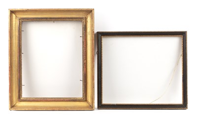 Lot 575 - A 19th century gilt frame, with moulded slip...
