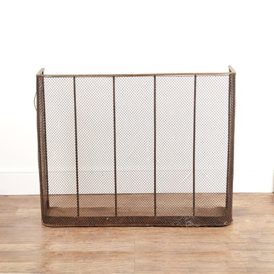 Lot 51 - Nursery fire guard 19th Century, 107cm wide x...