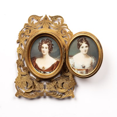 Lot 567 - English School (late 19th century) An oval...