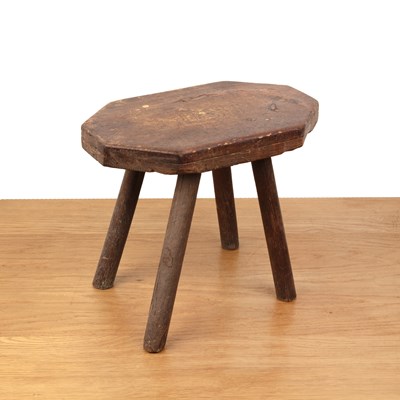 Lot 46 - Rustic stool The seat was made from an old...