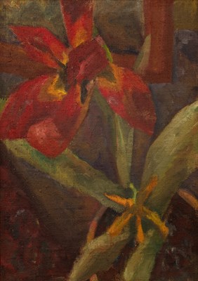 Lot 376 - Betty Blandino (1927-2011)  Tulip still life...