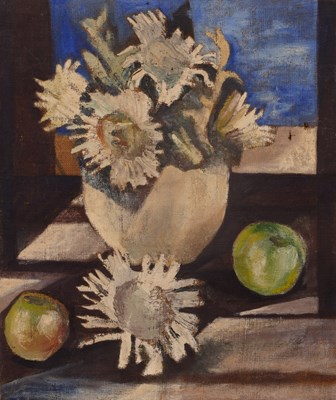 Lot 381 - Betty Blandino (1927-2011) Still life jug of...