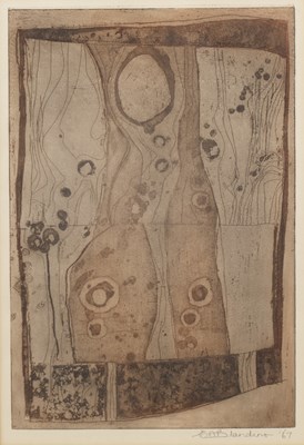 Lot 374 - Betty Blandino (1927-2011) Untitled linear...
