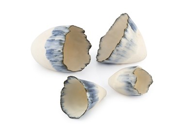 Lot 392 - Betty Blandino (1927-2011) Set of four bowls...