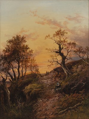 Lot 157 - Joseph Thors (1835-1884) 'View near Malvern',...