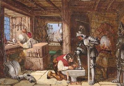 Lot 161 - In the style of Henry Stacy Marks (English,...