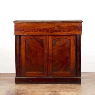 Lot 69 - Mahogany chiffonier 19th Century, with single...