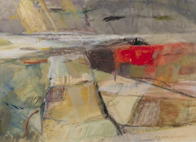 Lot 148 - Roger Gosbee (Contemporary)  'Modern landscape'...