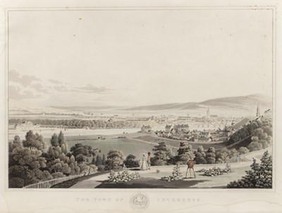 Lot 6 - After I. Clark The Town of Inverness, aquatint...
