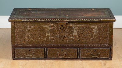 Lot 1151 - An early 20th century Zanzibar chest